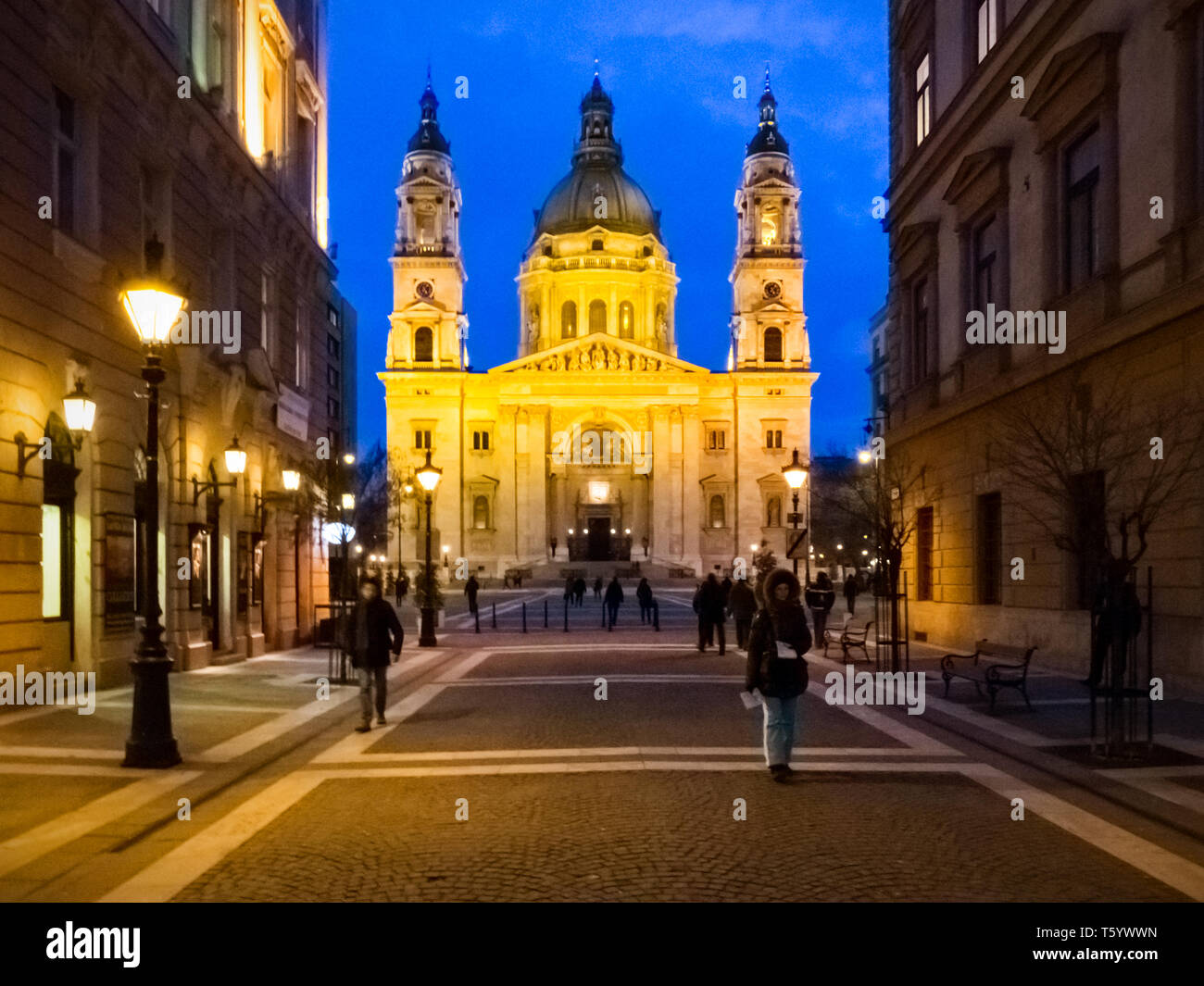 Die St.-Stephans-Basilika in Budapest, die Hauptstadt Ungarns Stockfoto