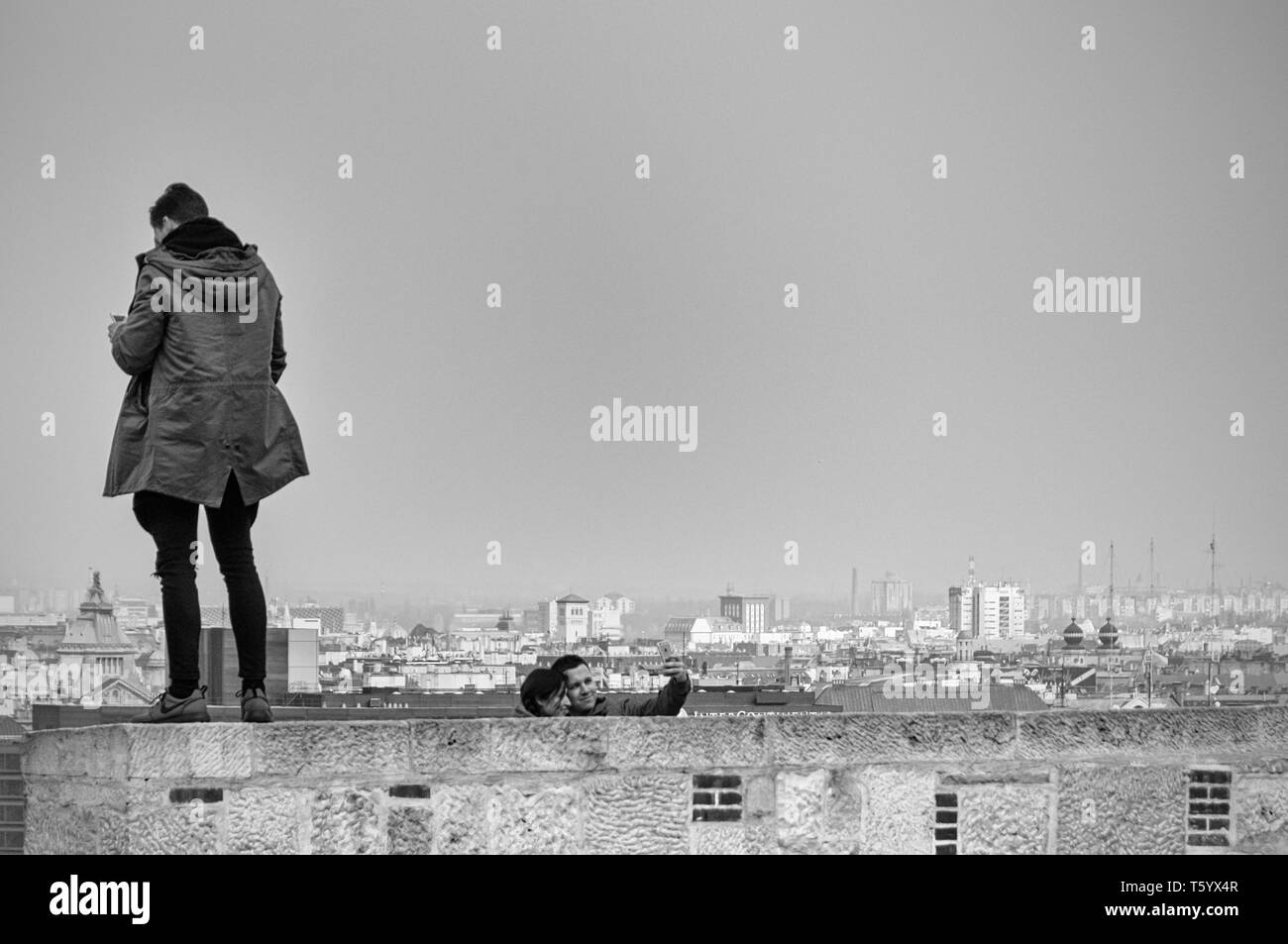 Budapest, die Hauptstadt Ungarns Stockfoto