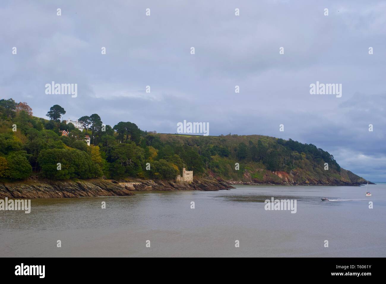 Kingswear Castle, Kingswear, Devon, England. Stockfoto