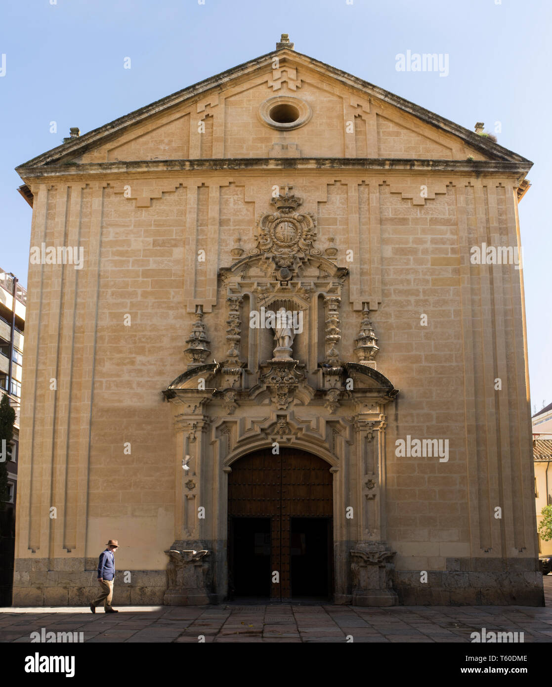 Cordoba Spanien - Dez 7th, 2019: Royal Stiftskirche St. Hippolyt Stockfoto