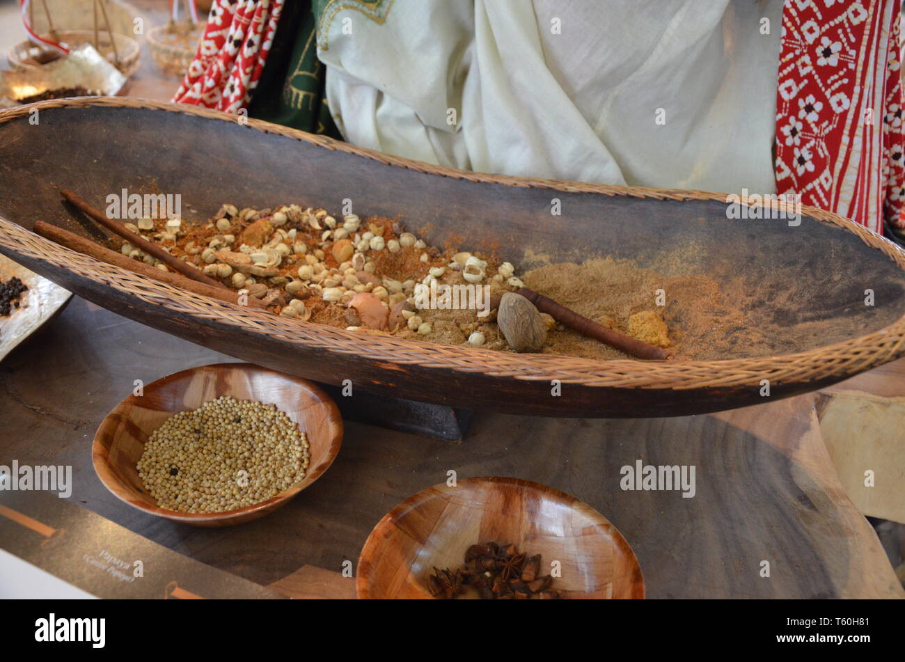 Bunten Gewürzen - Indonesien Stockfoto