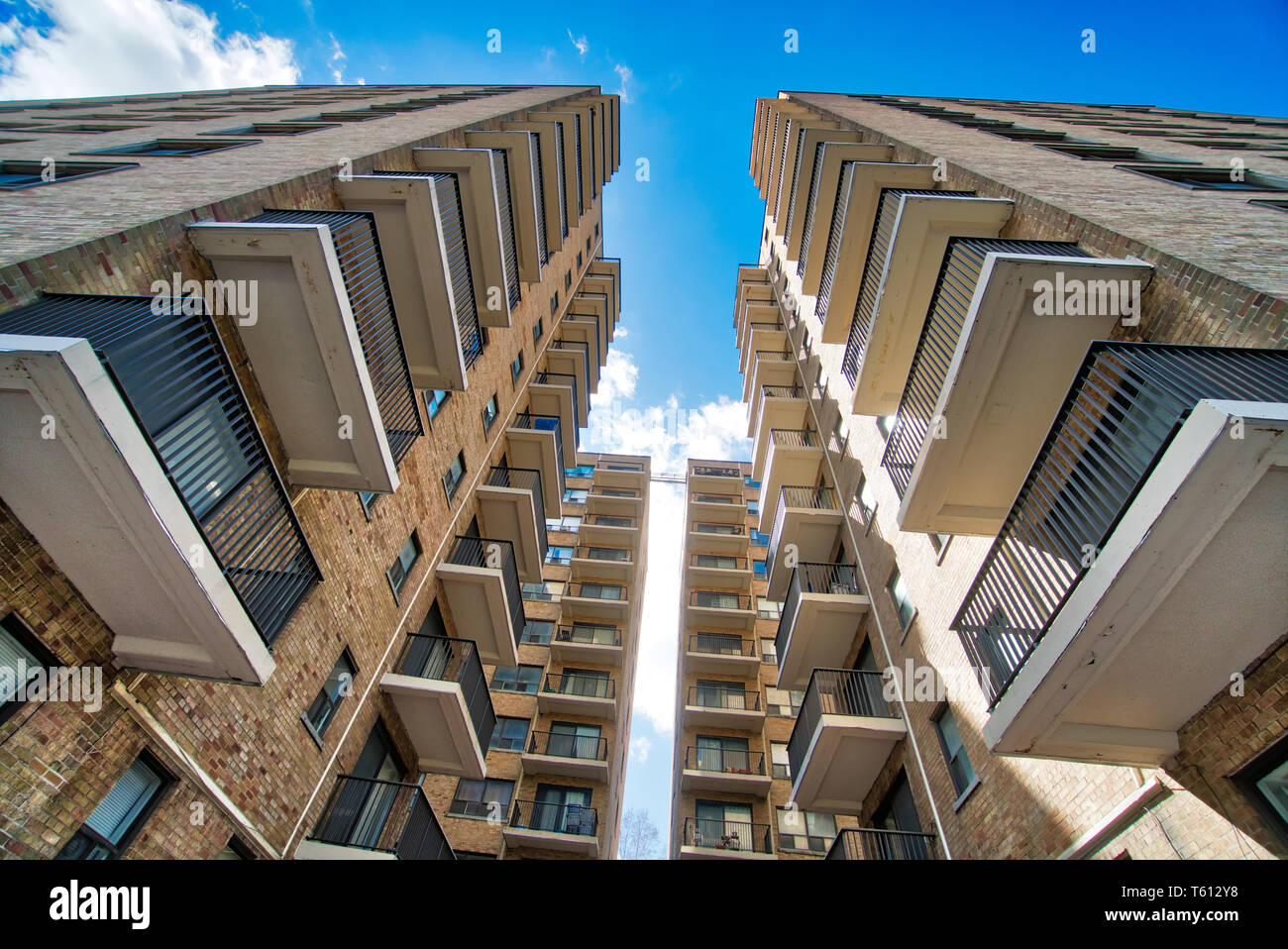 Toronto Apartment Gebäudekomplex in Toronto Midtown Stockfoto