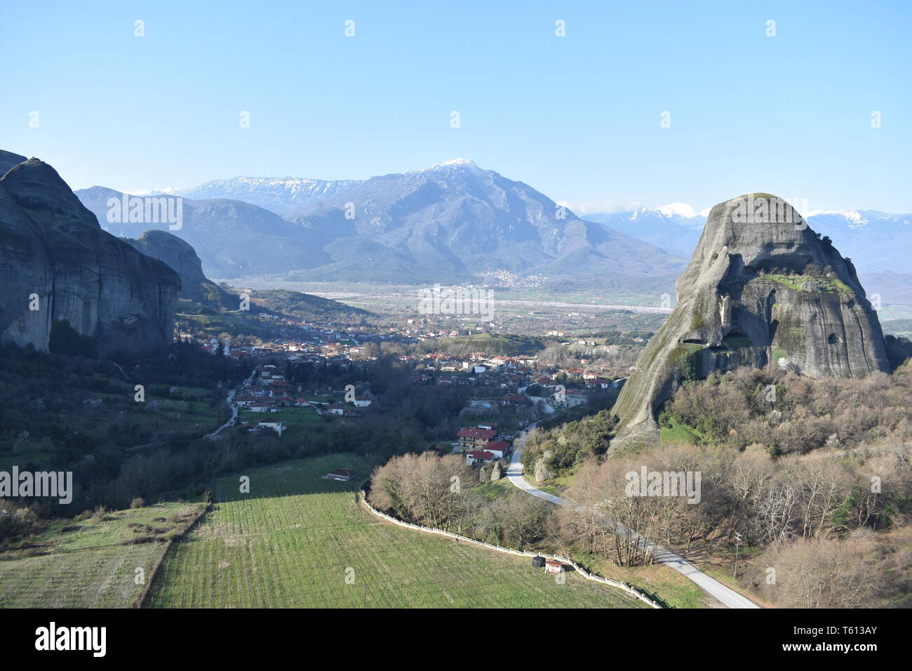 Das Beste von Meteora Griechenland Monestaries auf den Felsen Metamorphose Kloster aus dem 13. Jahrhundert Knochen der Mönche Reisen Top 10 Griechenland religiöse Stätten Reisen Griechenland Stockfoto