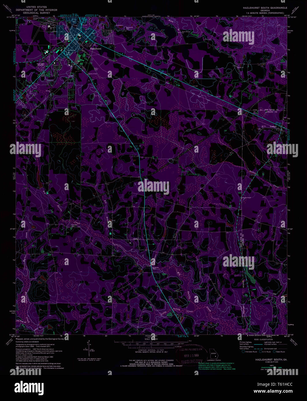 Hazlehurst karte Fotos und Bildmaterial in hoher Auflösung