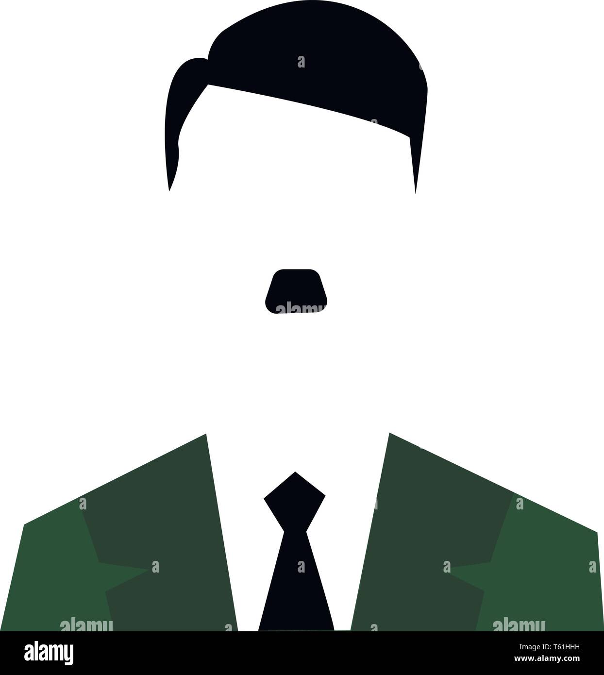 Clipart von Adolf Hitler Vektor- oder Farbe Abbildung: Stock Vektor