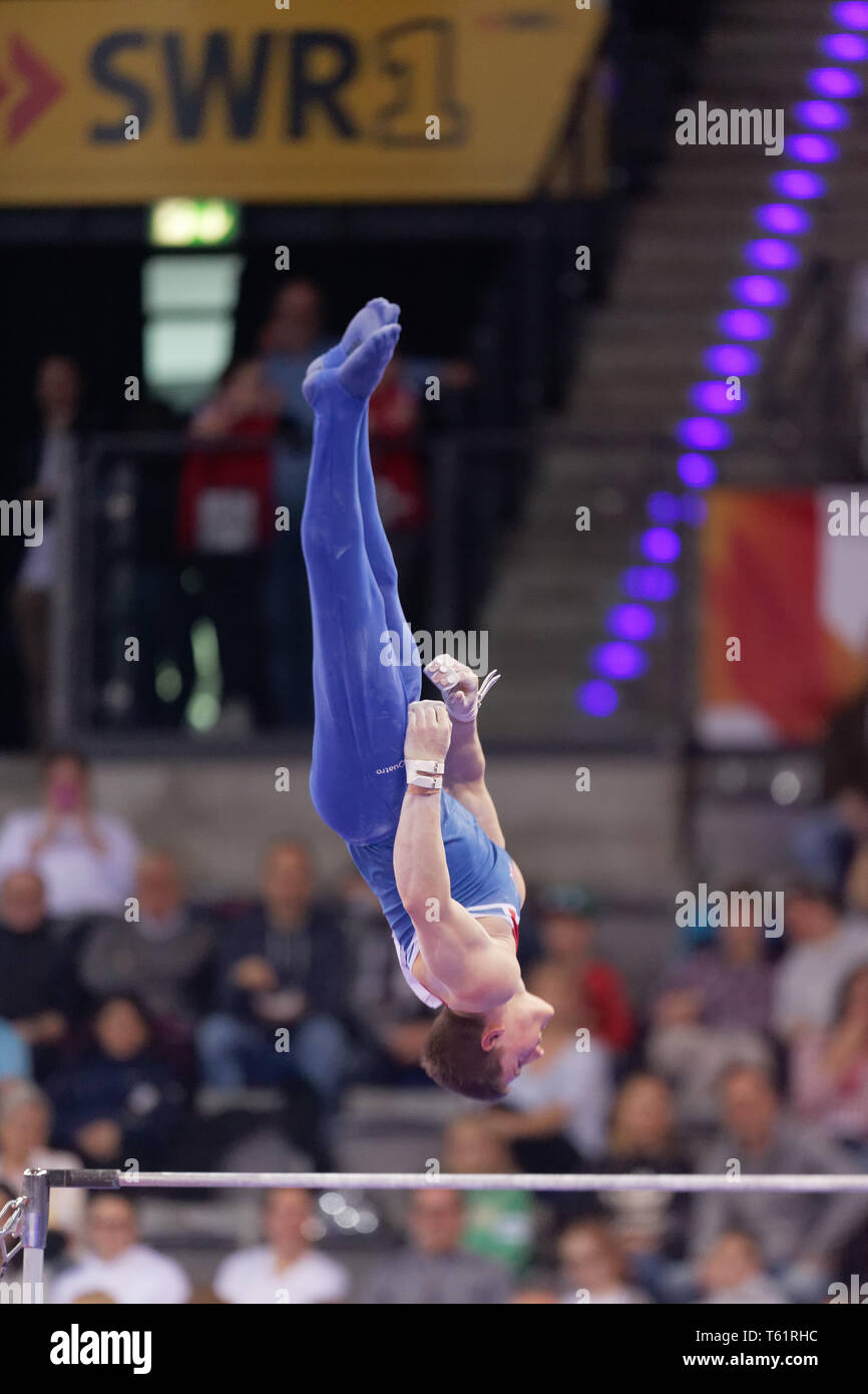 Frank Baines, GBR, an der die EnBW DTB-Pokal in Stuttgart, 2019 Stockfoto