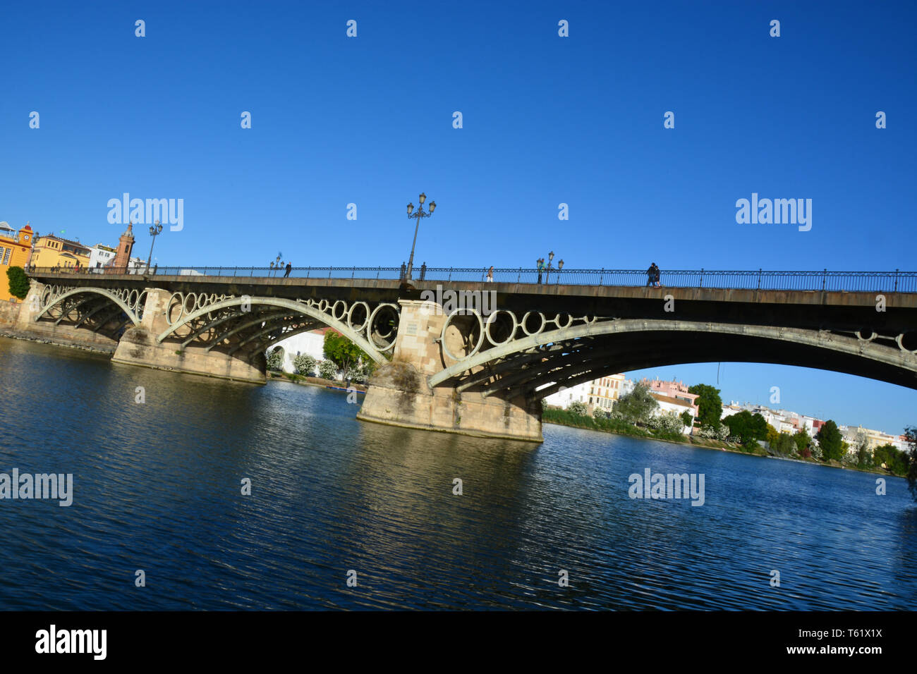 Triana, einem der berühmtesten Viertel von Sevilla Spanien Stockfoto