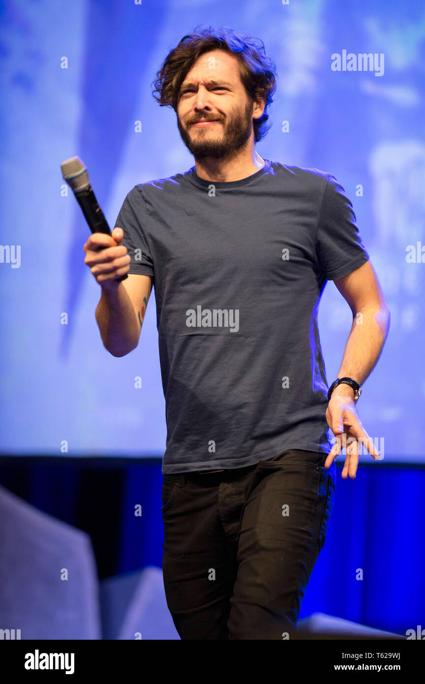 Bonn, Deutschland. 26 Apr, 2019. Alexander Vlahos am MagicCon 3 im Maritim Hotel. Bonn, 26.04.2019 | Verwendung der weltweiten Kredit: dpa/Alamy leben Nachrichten Stockfoto