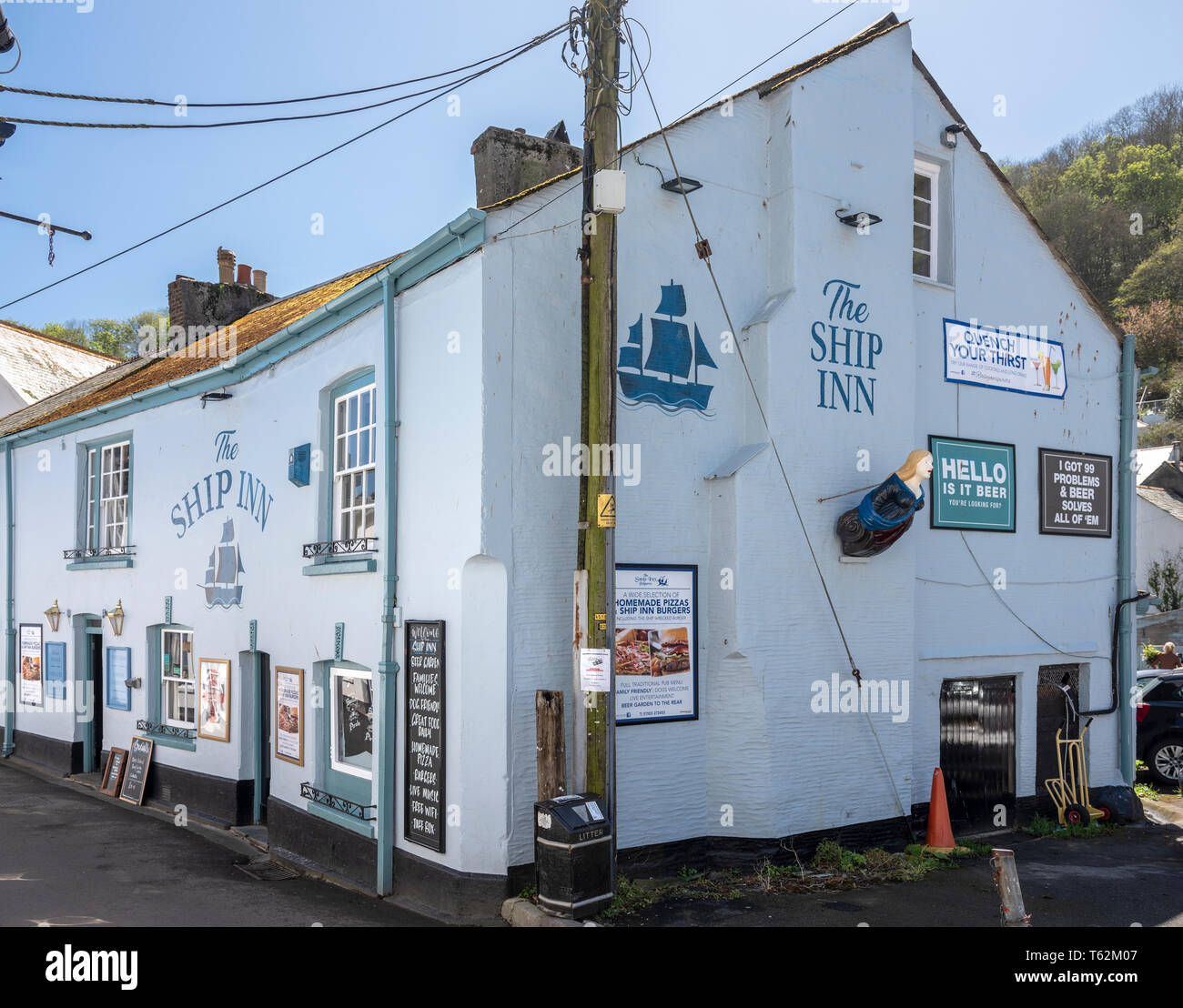 Polperro, Cornwall Dorf Stockfoto
