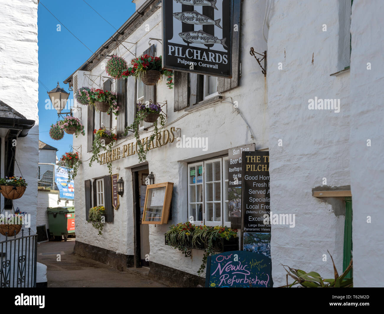 Polperro, Cornwall Dorf Stockfoto