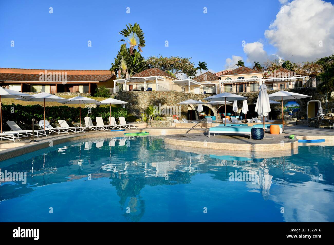 Die Buccaneer Hotel Resort Hotel auf der Insel von St. Croix, United States Virgin Islands Stockfoto