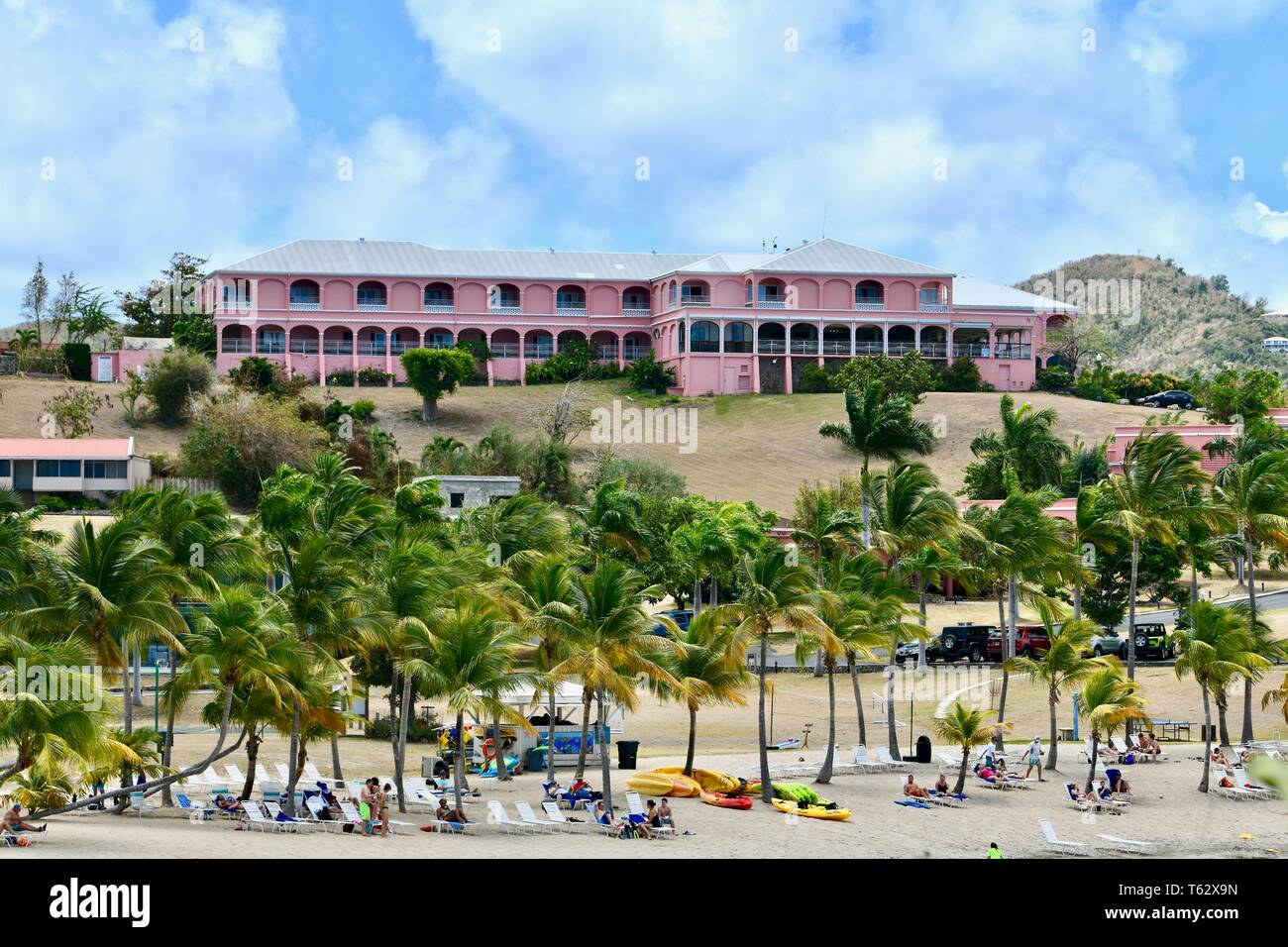 Die Buccaneer Hotel Resort Hotel auf der Insel von St. Croix, United States Virgin Islands Stockfoto