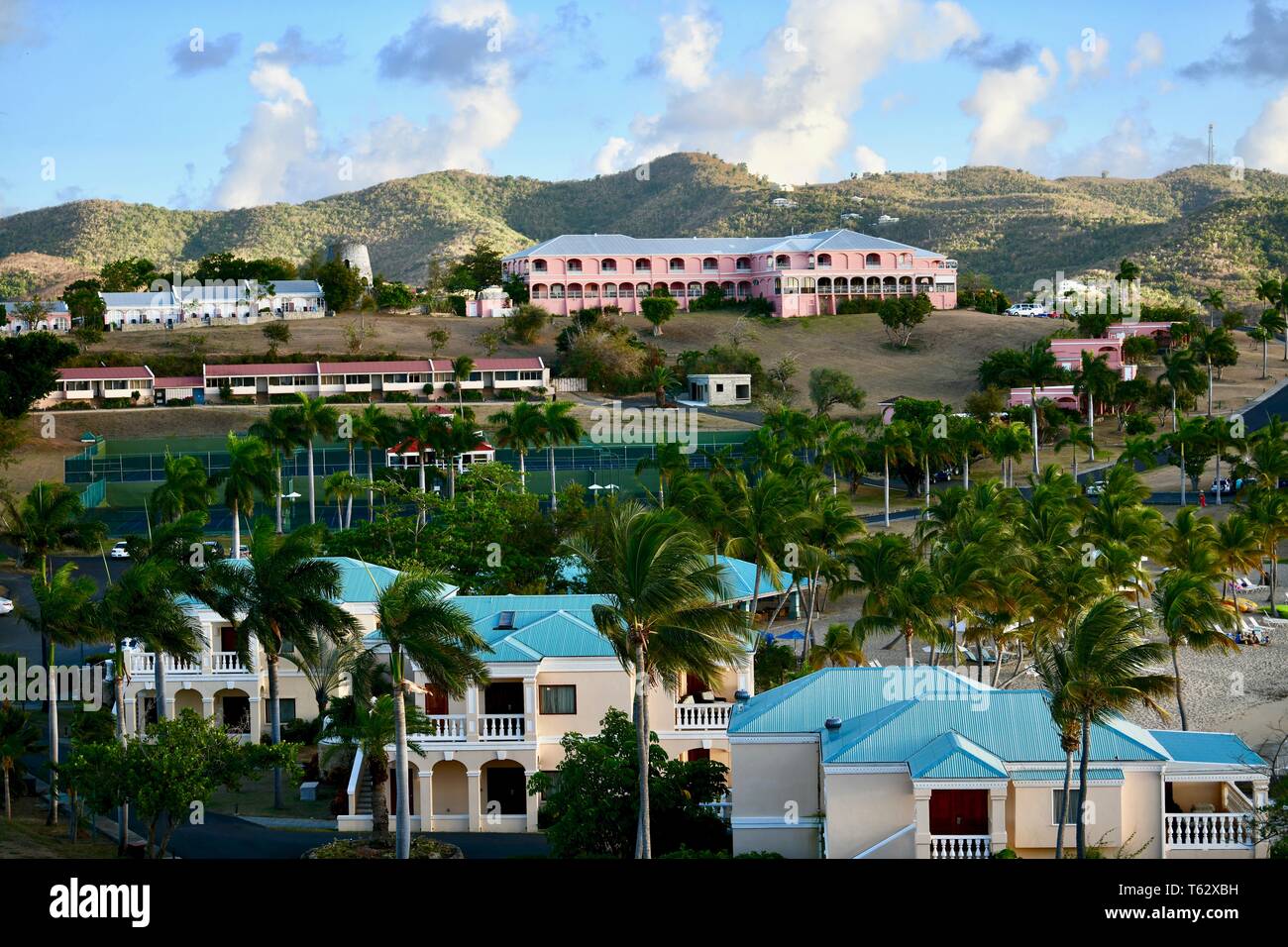 Die Buccaneer Hotel Resort Hotel auf der Insel von St. Croix, United States Virgin Islands Stockfoto