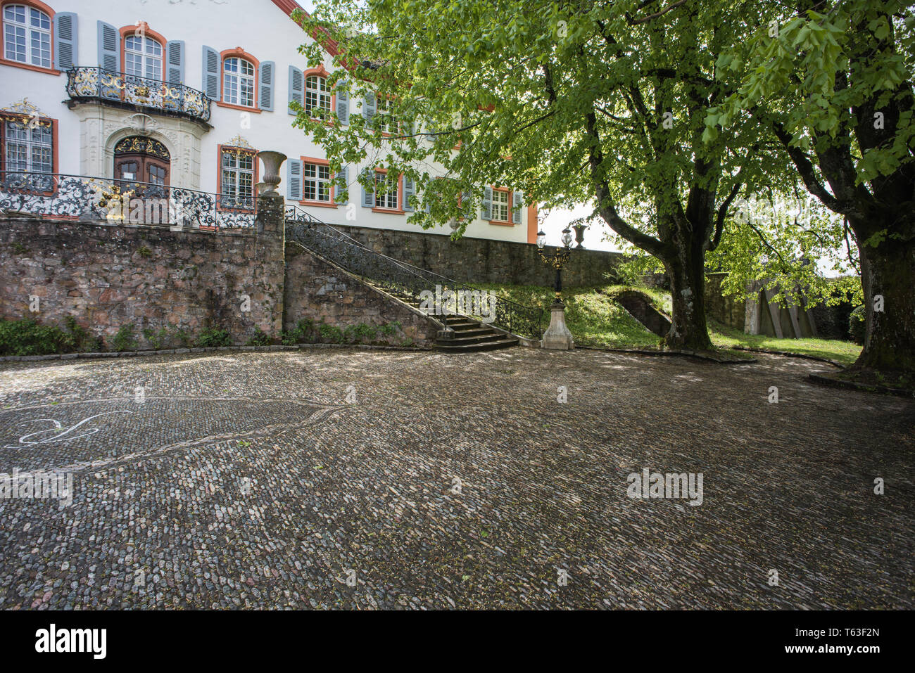 Schloss buergeln in Süddeutschland in der Nähe von schliengen, baden-würrtemberg. Stockfoto
