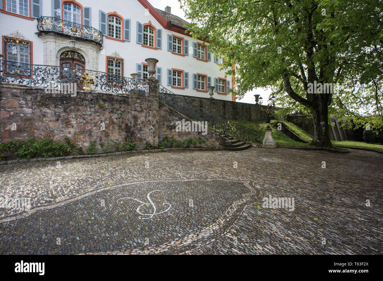 Schloss buergeln in Süddeutschland in der Nähe von schliengen, baden-würrtemberg. Stockfoto