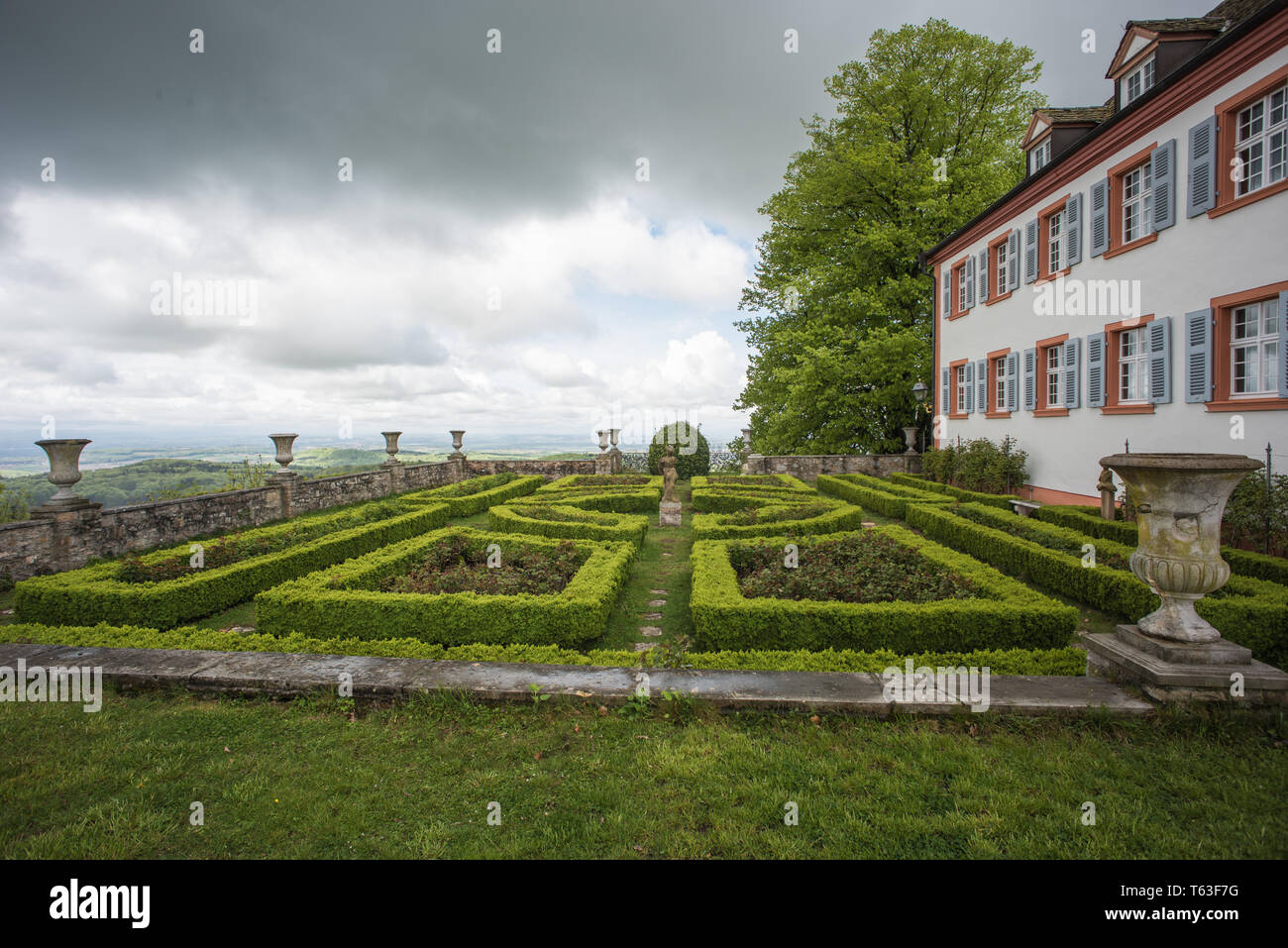 Schloss buergeln in Süddeutschland in der Nähe von schliengen, baden-würrtemberg. Stockfoto