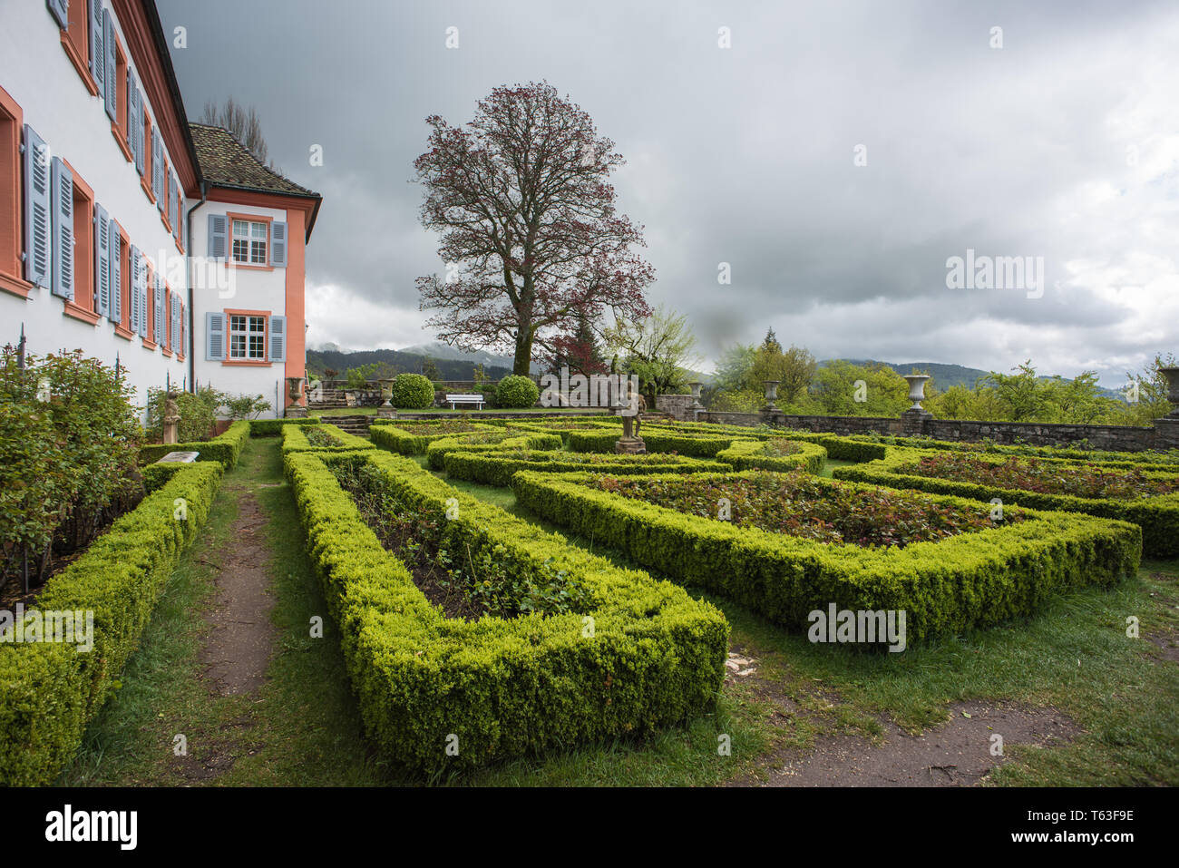 Schloss buergeln in Süddeutschland in der Nähe von schliengen, baden-würrtemberg. Stockfoto