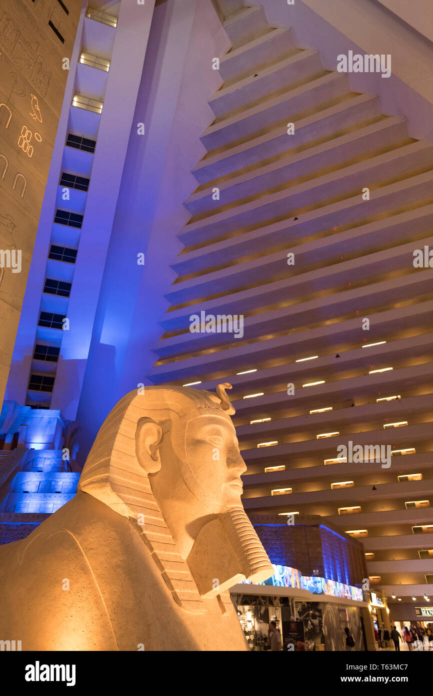 In Luxor Hotel & Casino in Las Vegas, Nevada, USA Stockfoto