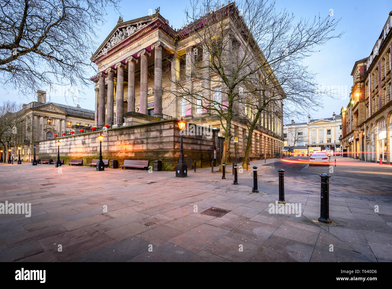Die Harris Museum & Art Gallery befindet sich im Stadtzentrum von Preston, Lancashire befindet. Stockfoto