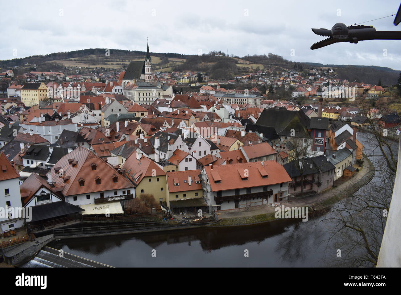 "Kresty" Krumlov Tschechische Republik, 18. März 2017 Reisen Tschechien 10 Besten Top 10 Reisen mehr Tschechische Rep schöne Landschaft Geschichte historische Reisen Europa Stockfoto