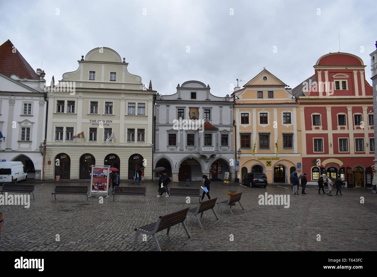 "Kresty" Krumlov Tschechische Republik, 18. März 2017 Reisen Tschechien 10 Besten Top 10 Reisen mehr Tschechische Rep schöne Landschaft Geschichte historische Reisen Europa Stockfoto