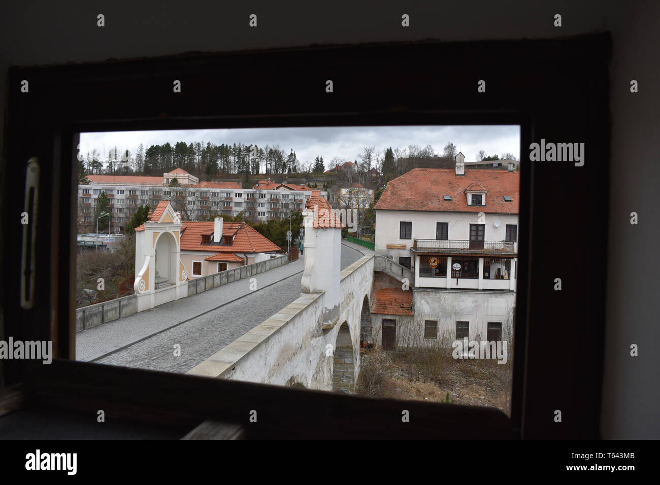 "Kresty" Krumlov Tschechische Republik, 18. März 2017 Reisen Tschechien 10 Besten Top 10 Reisen mehr Tschechische Rep schöne Landschaft Geschichte historische Reisen Europa Stockfoto