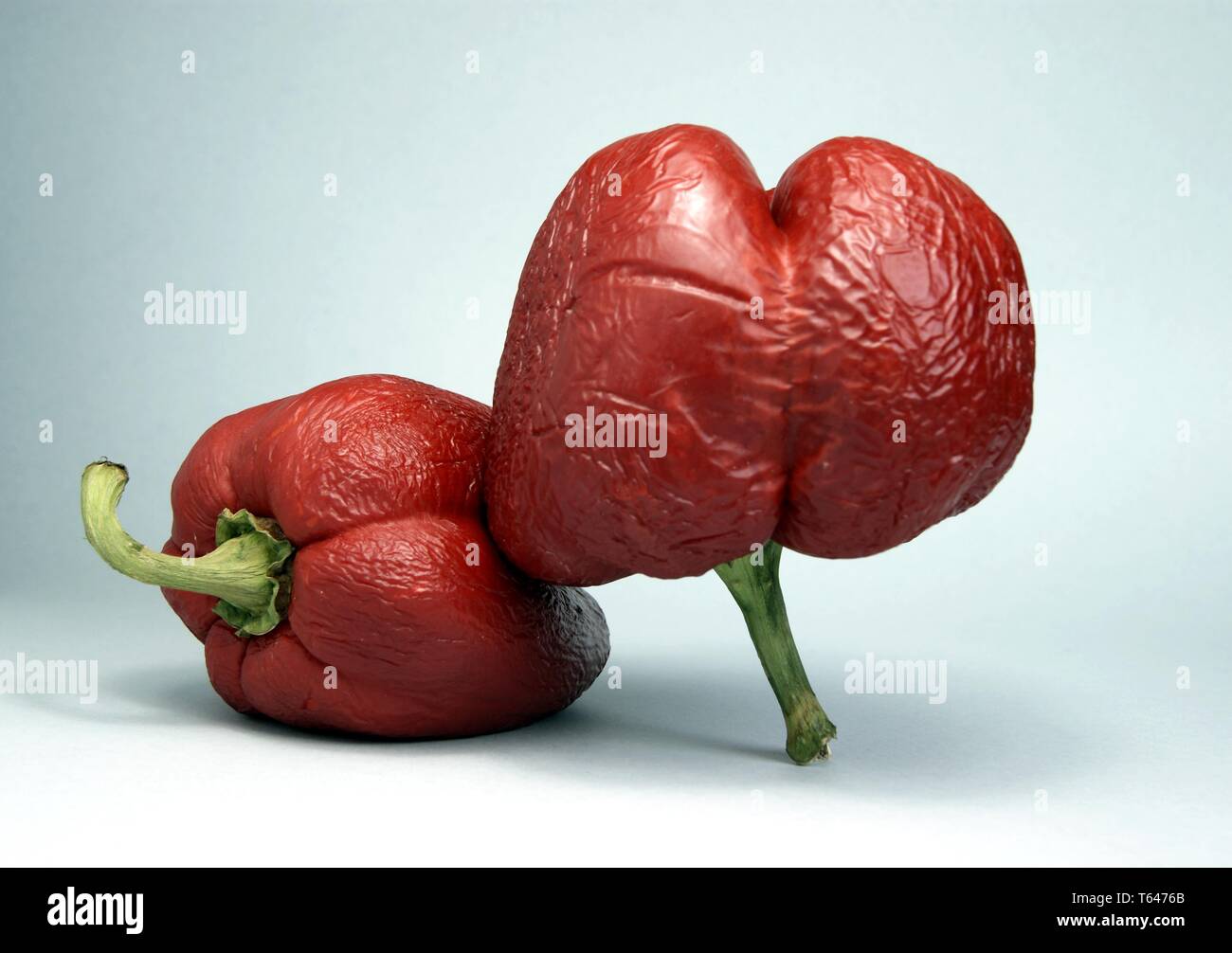 Die Qual Red Pepper Stockfoto