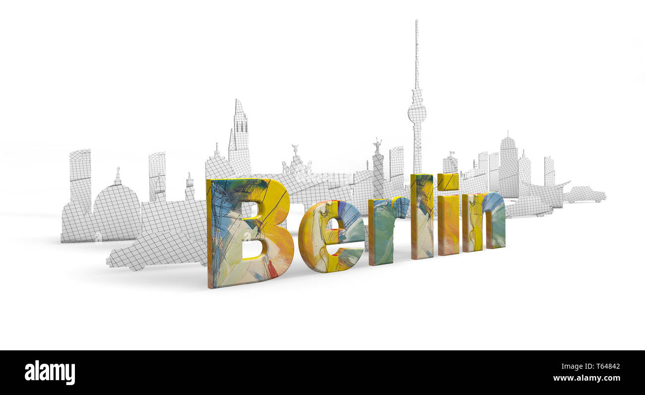 Das Reichstagsgebäude in Berlin, Deutschland Stockfoto