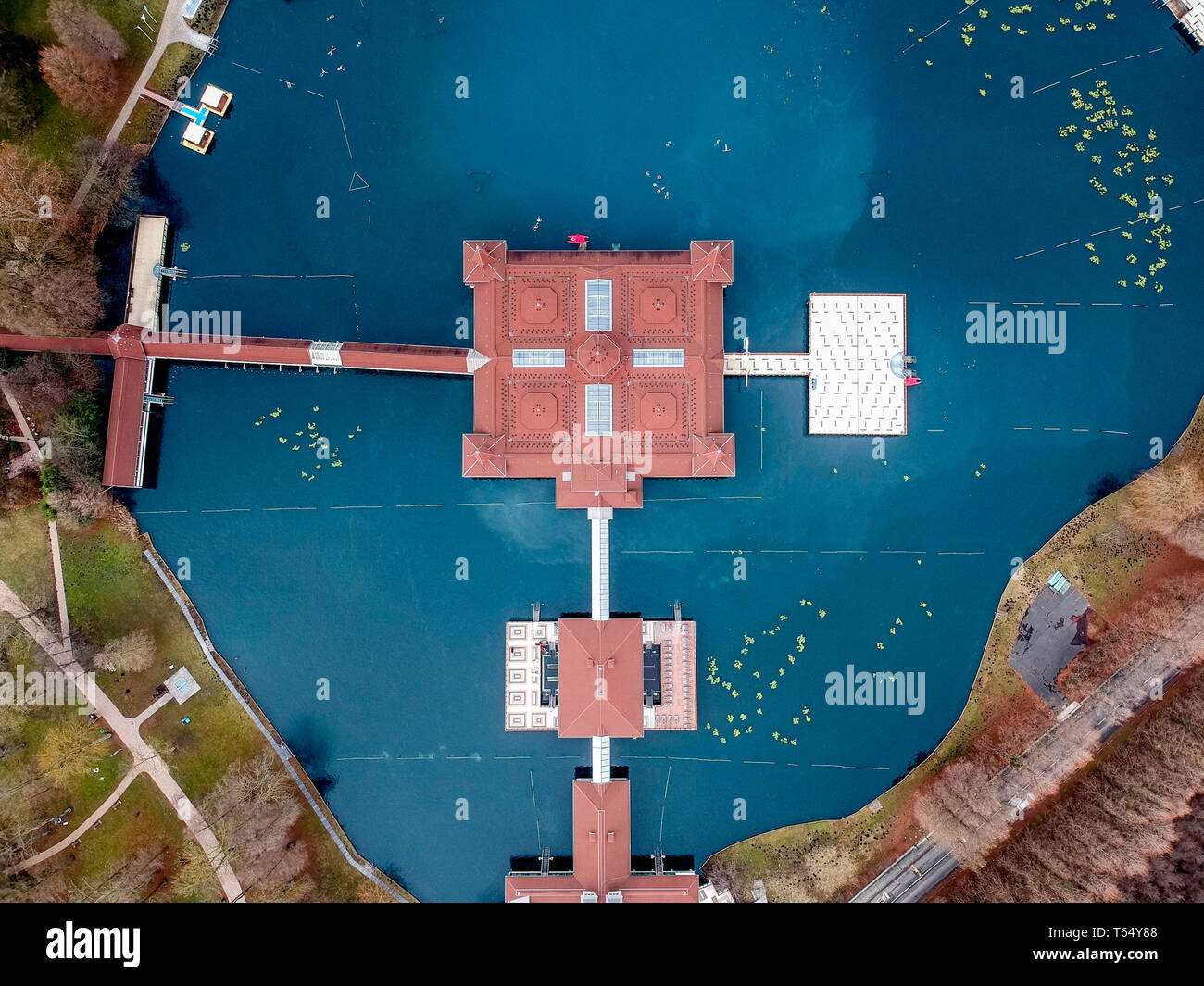 See Heviz Thermalbad in Ungarn, Europa Stockfoto