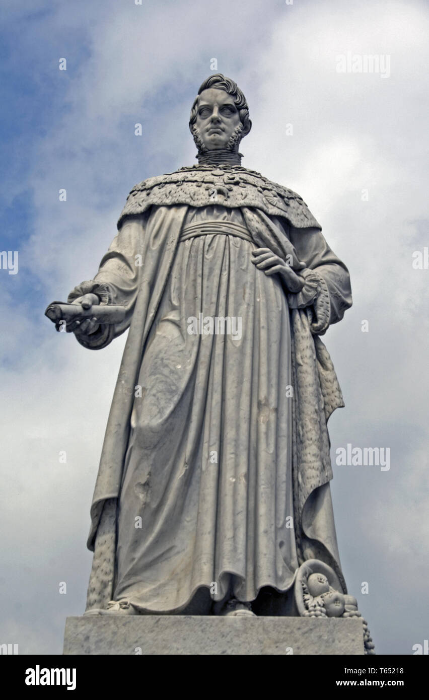 Statue von Leopoldo II, Pietrasanta, Toskana, I Stockfoto