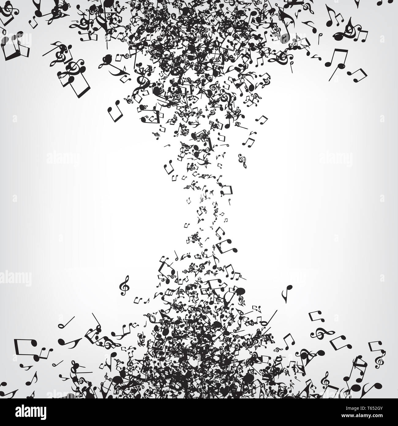 Musik Noten Textur Stockfoto