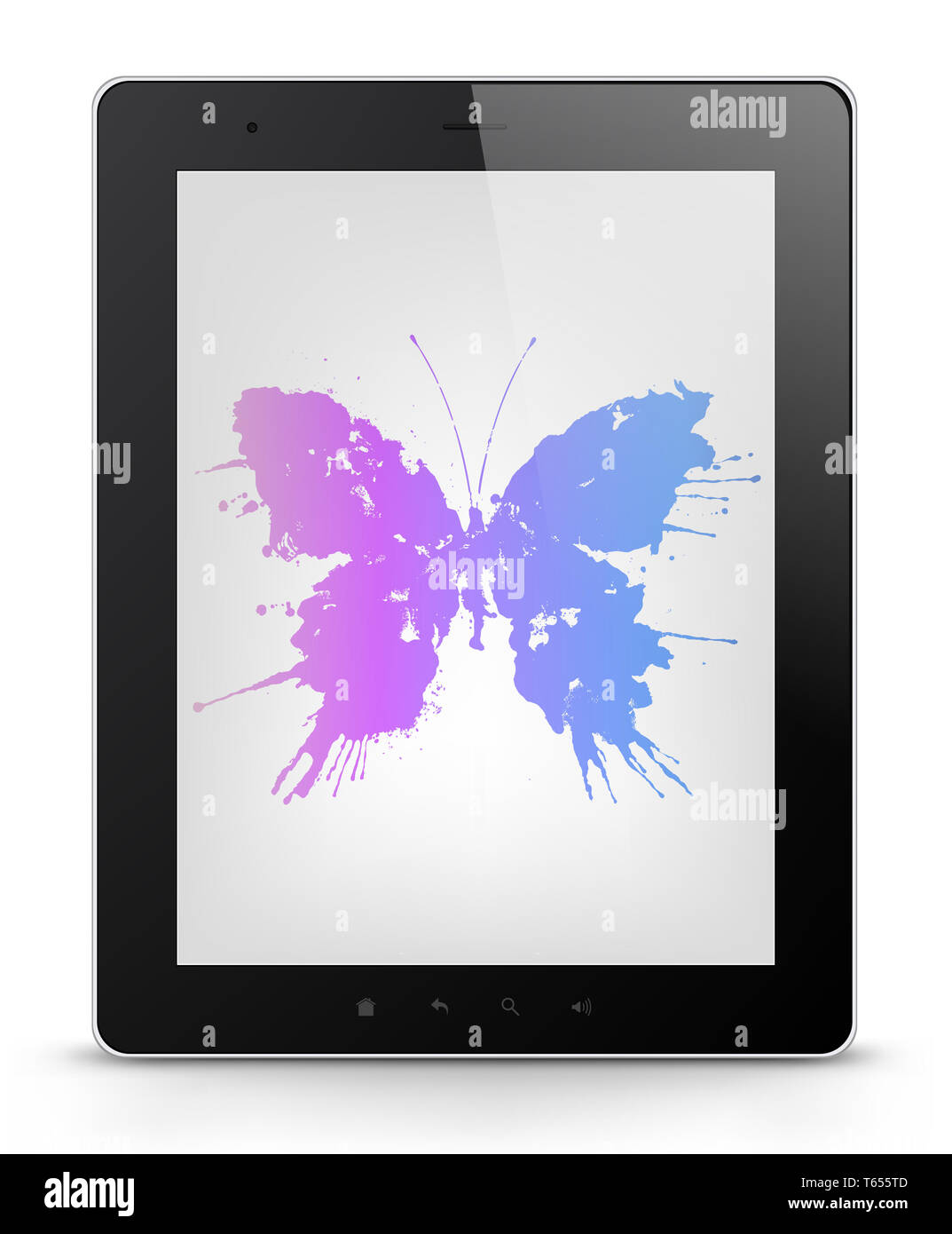 Tablet-PC. Vector EPS 10. Stockfoto