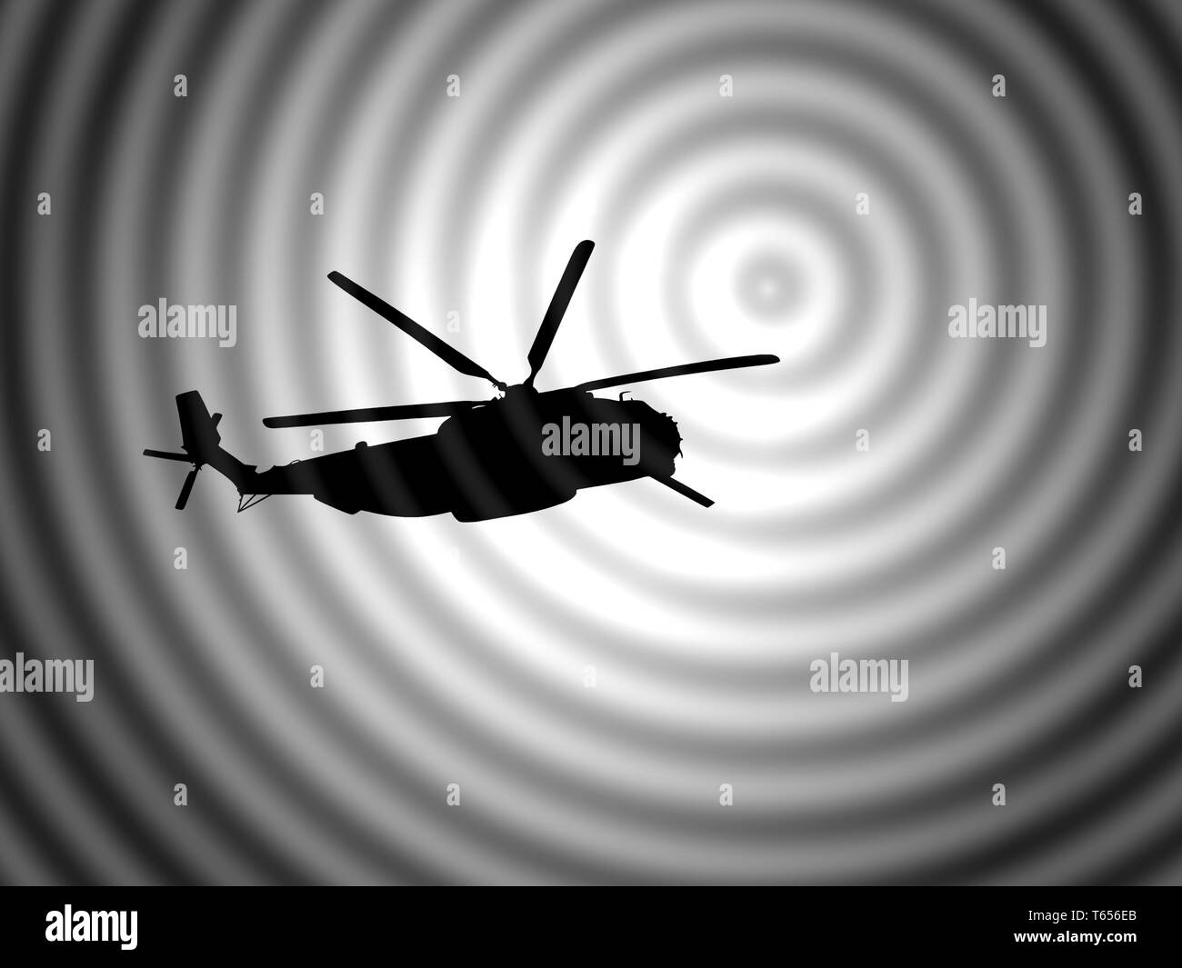 Militärhubschrauber Stockfoto