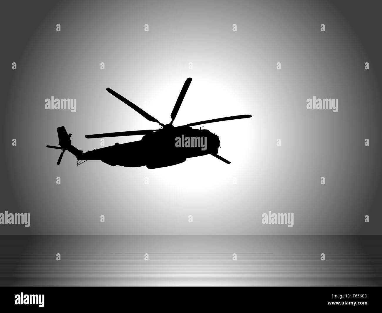 Militärhubschrauber Stockfoto