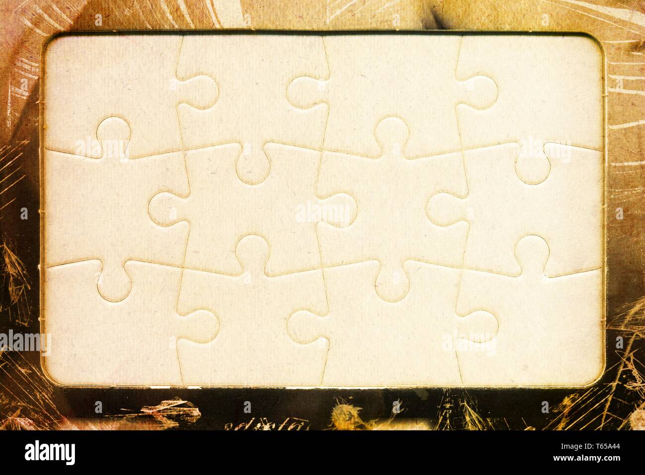 Puzzle Textur Stockfoto