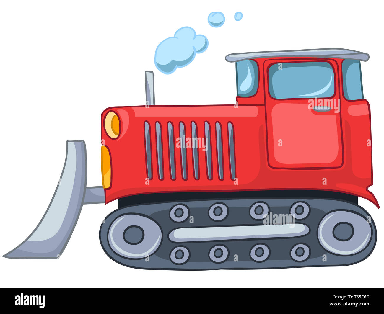 Cartoon Traktor Stockfoto