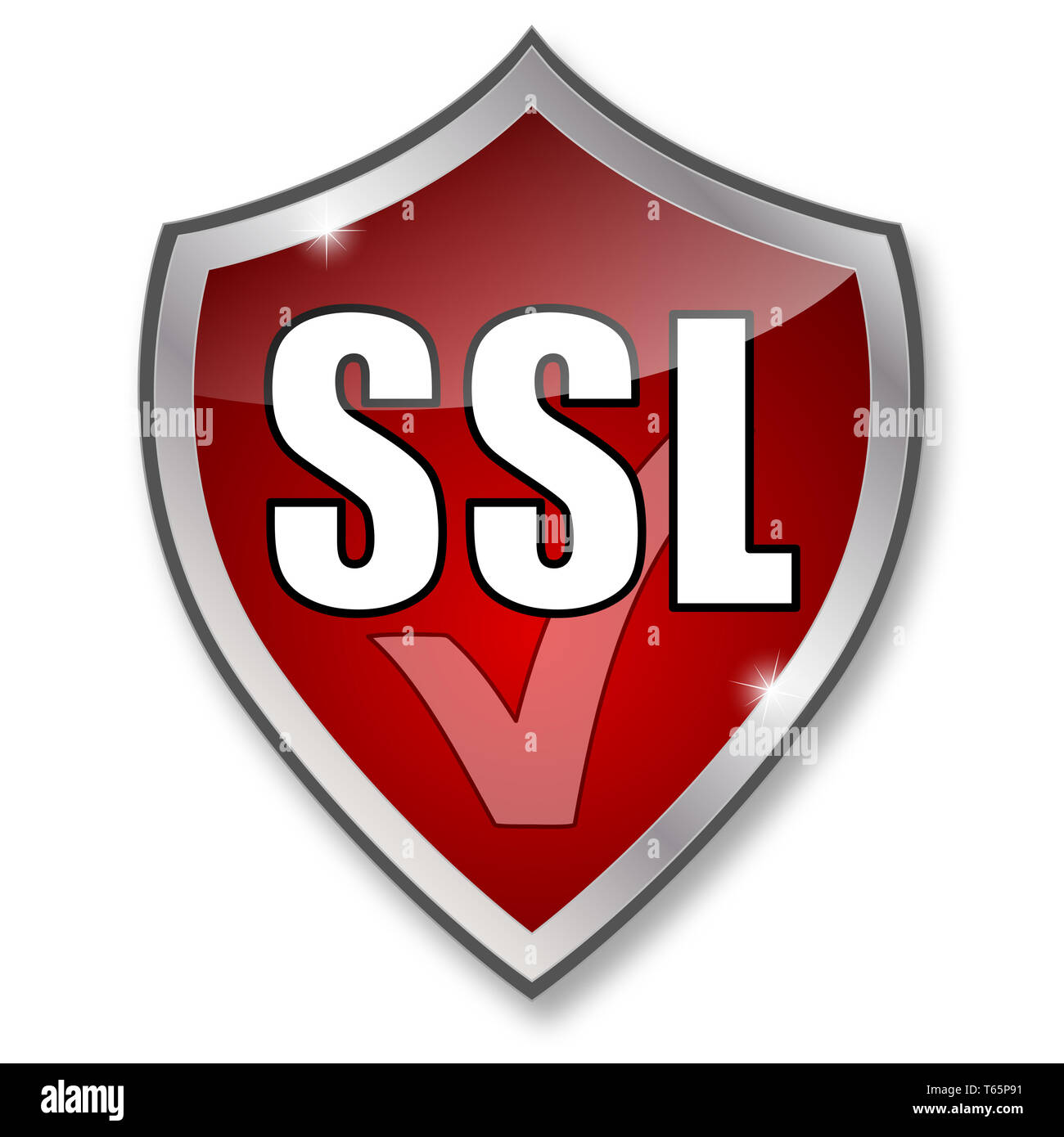 SSL-Verschlüsselung - IT Computer Internet Sicherheit Stockfoto