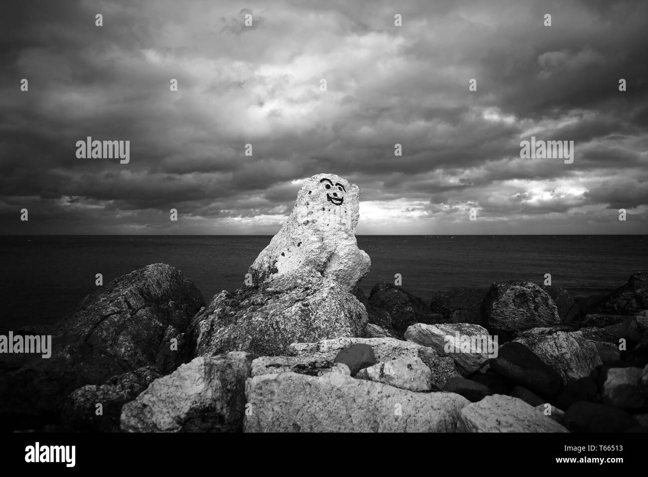 Eine Reihe von Landschaft Bilder rund um das County Antrim Küste von Nordirland/Norden Irlands. Stockfoto