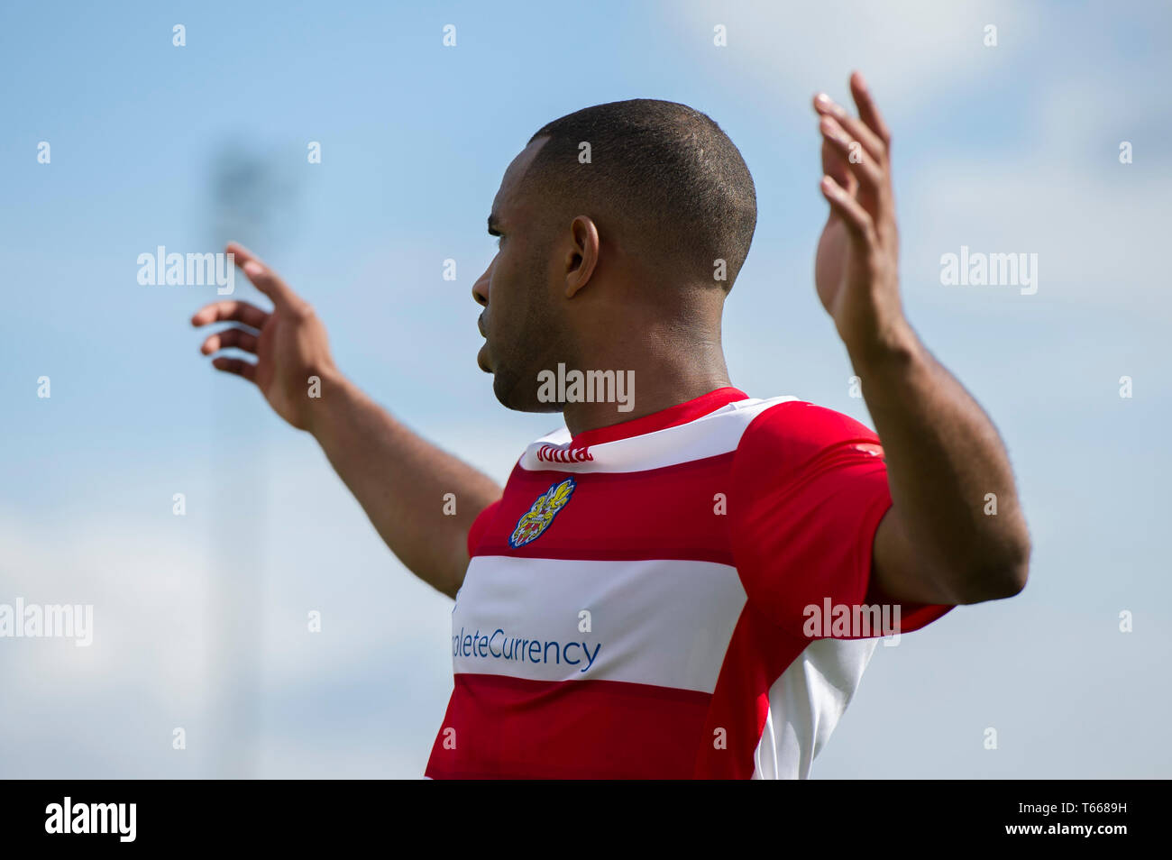 29. August 2016 Canvey Island 1-1 Harlow Town Stockfoto