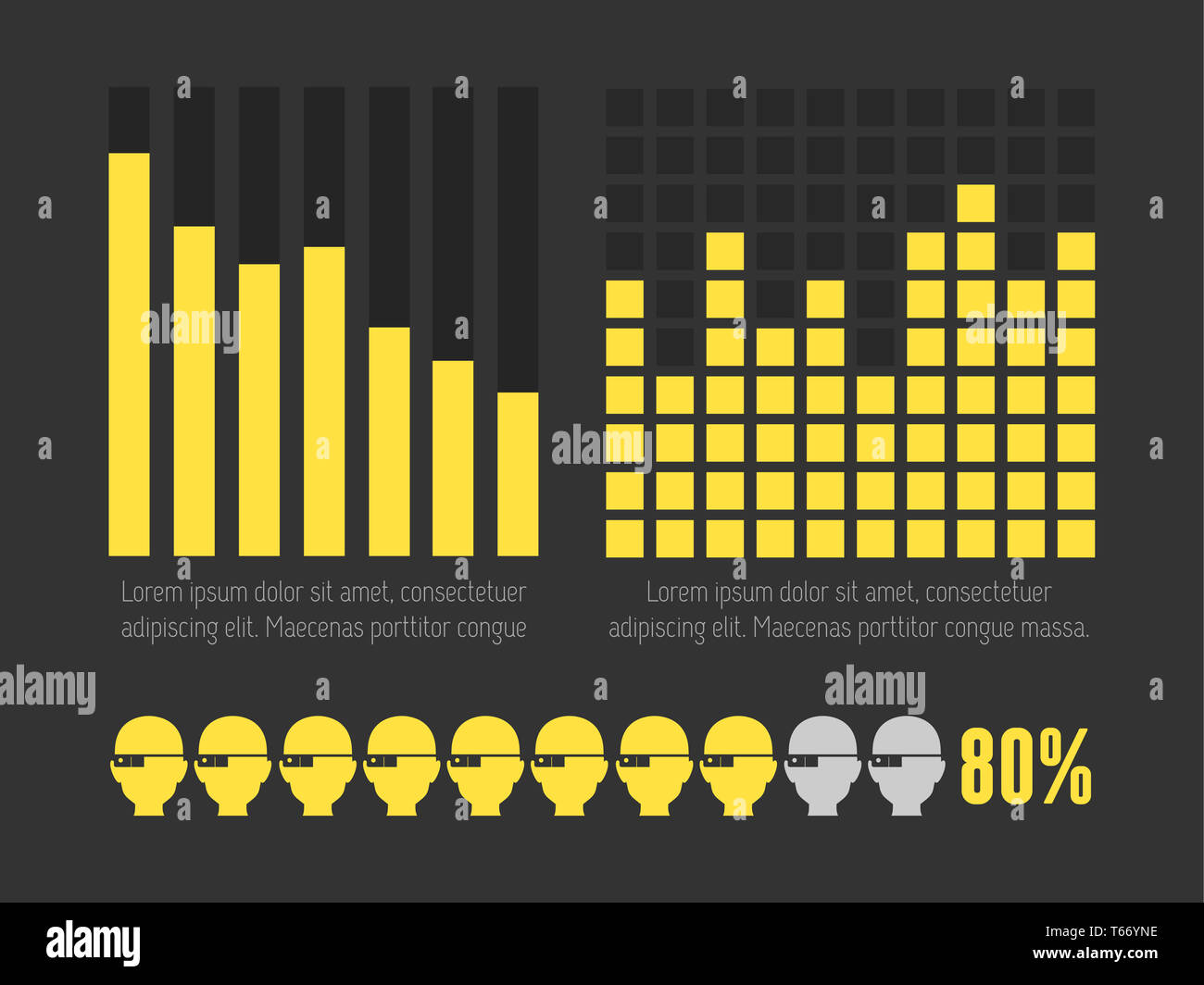 Infografik-Elemente. Stockfoto