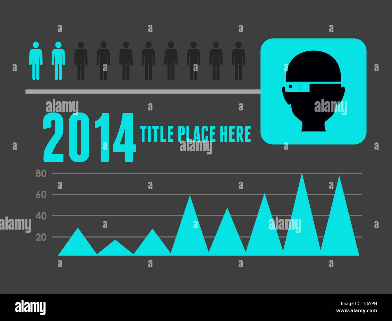 Infografik-Elemente. Stockfoto