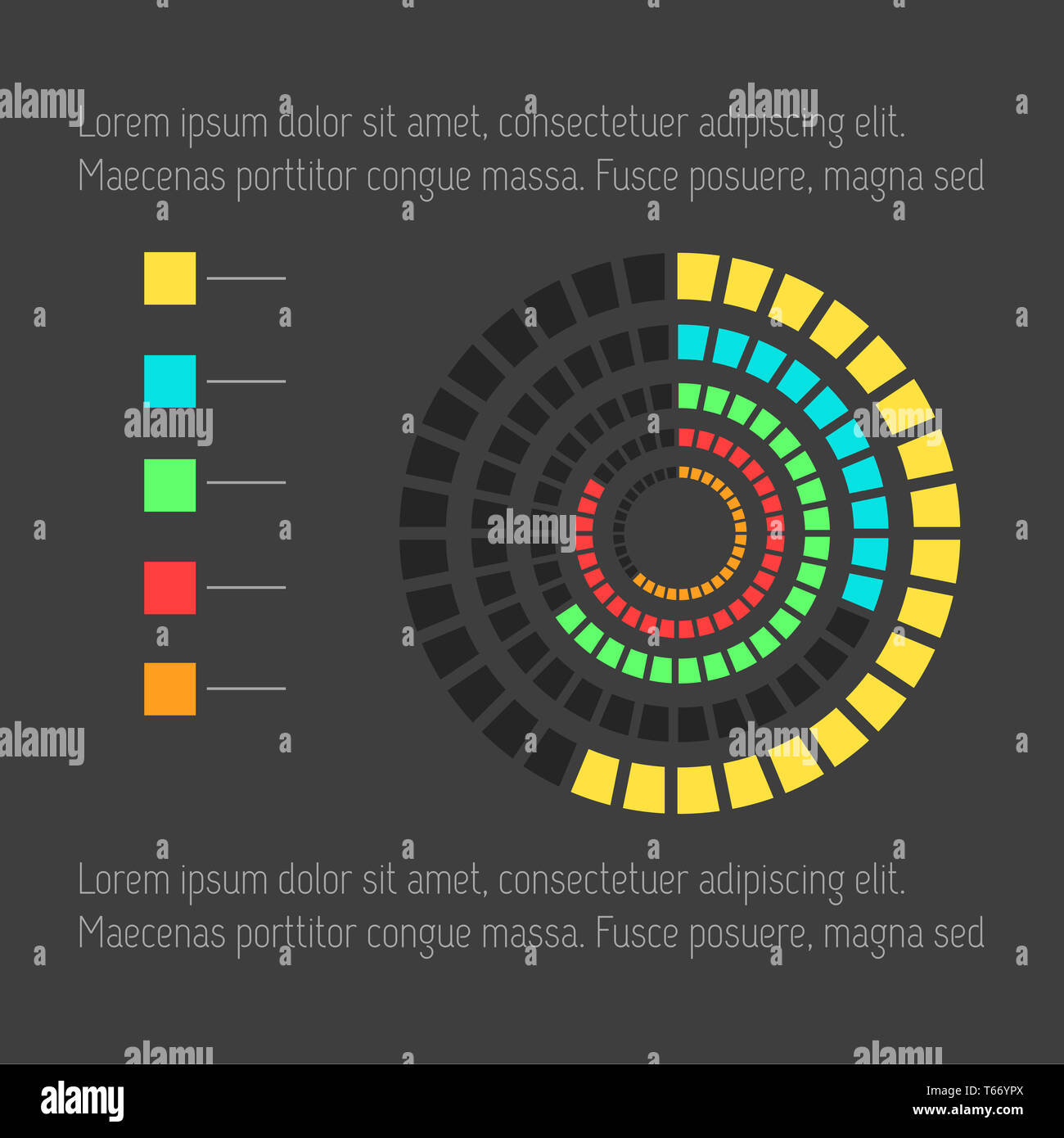 Infografik-Elemente. Stockfoto