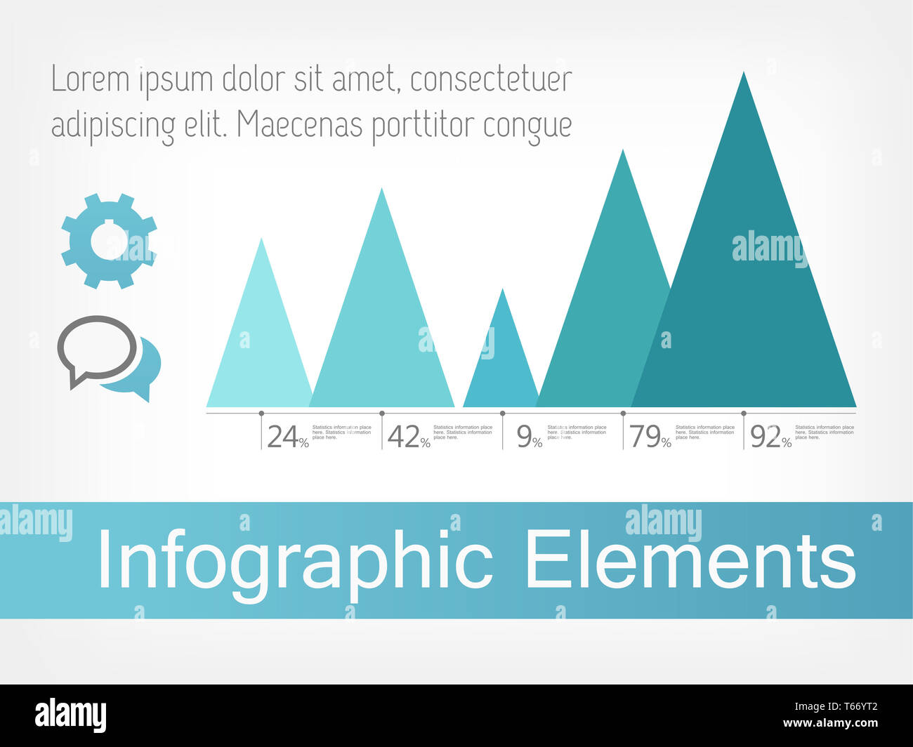 Infografik-Elemente. Stockfoto