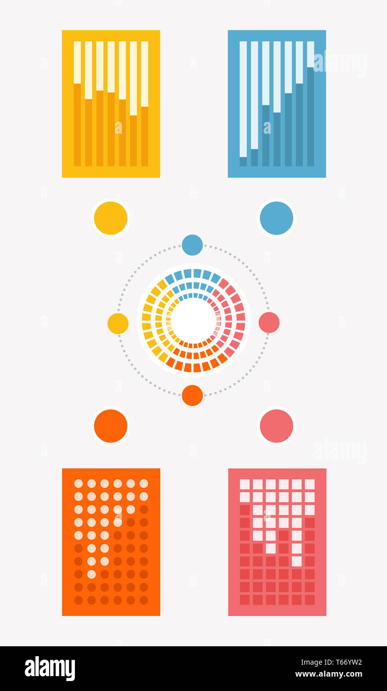 Infografik-Elemente. Stockfoto