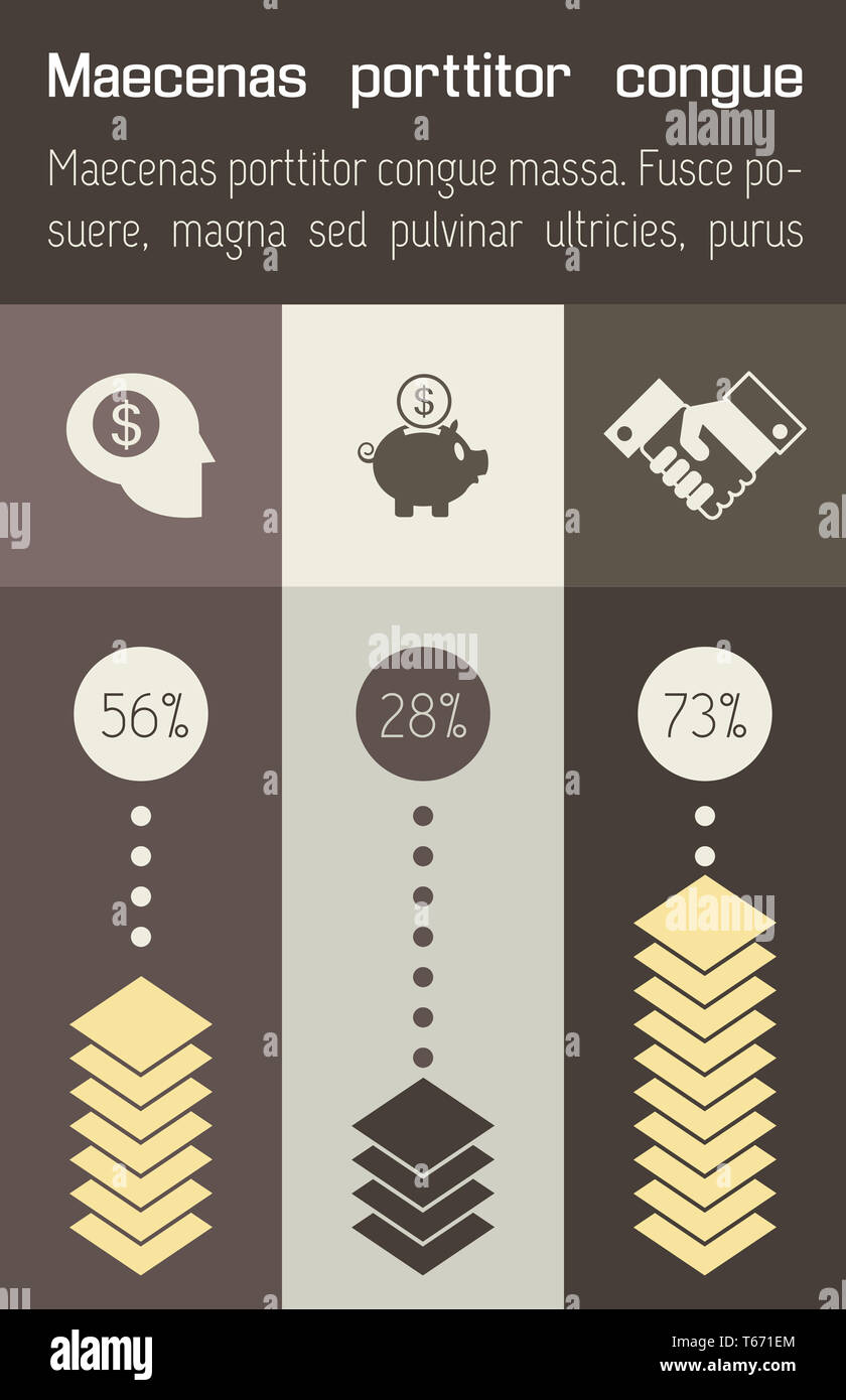Infografik-Element Stockfoto