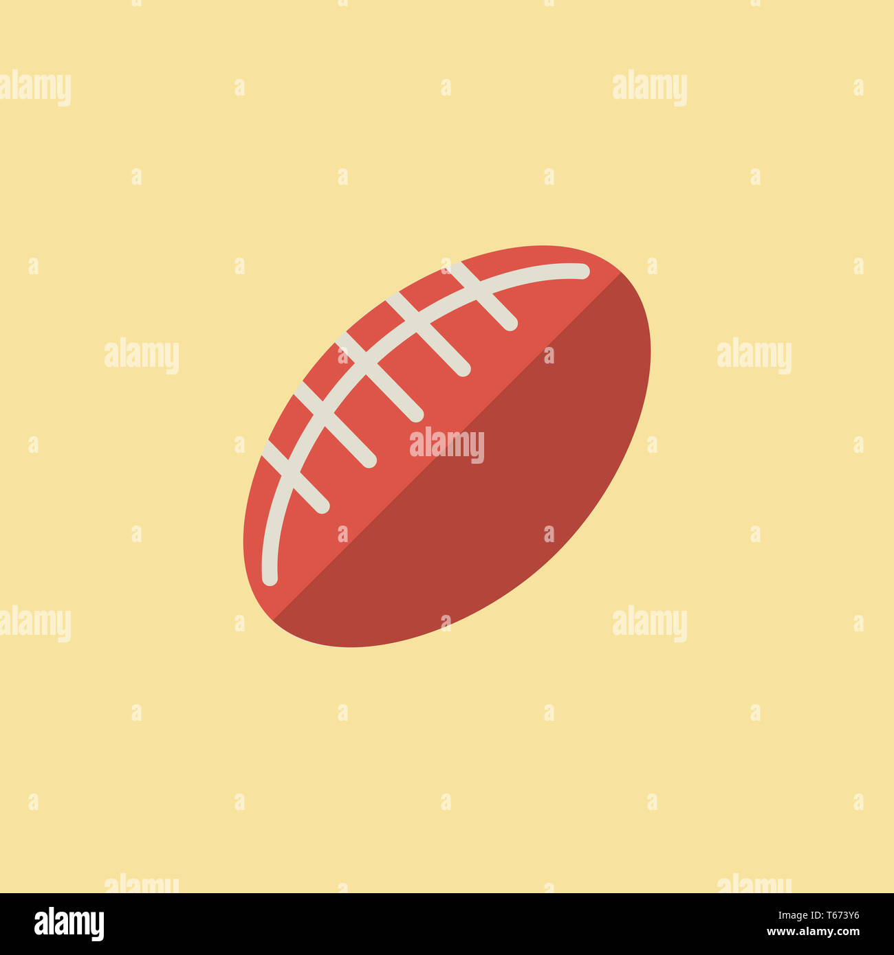 Fußball-Kugel-Symbol Stockfoto