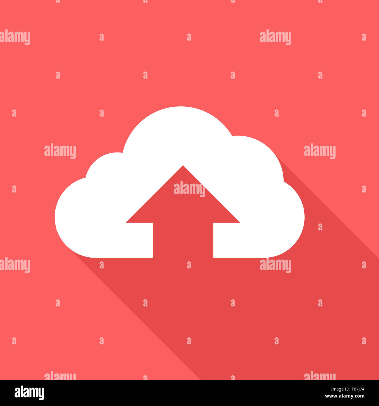 Flach-Symbol Stockfoto