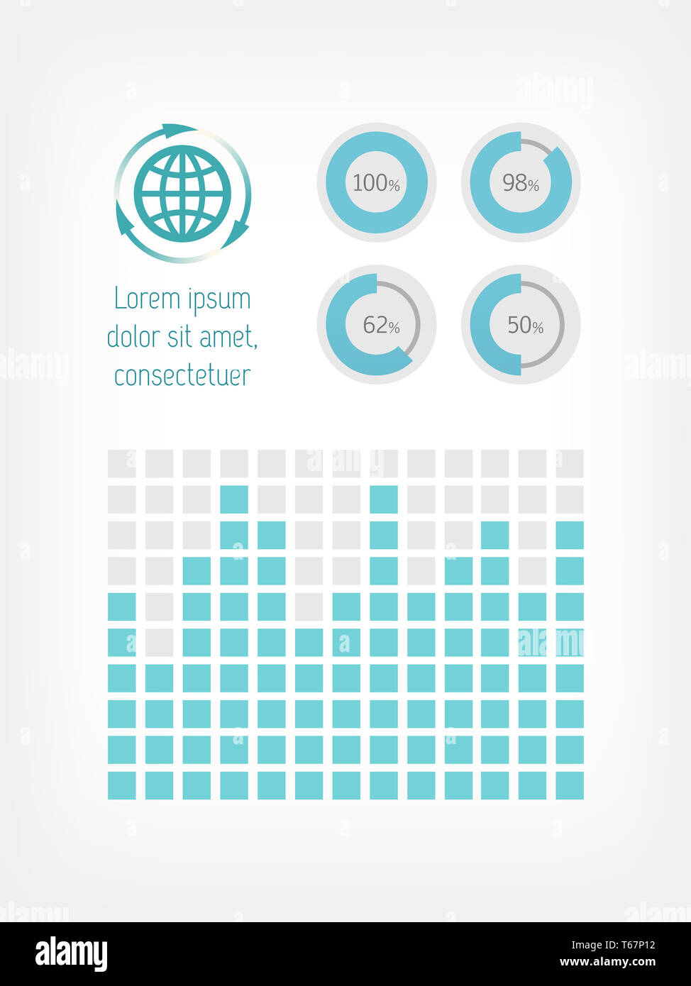 Infografik-Elemente. Stockfoto