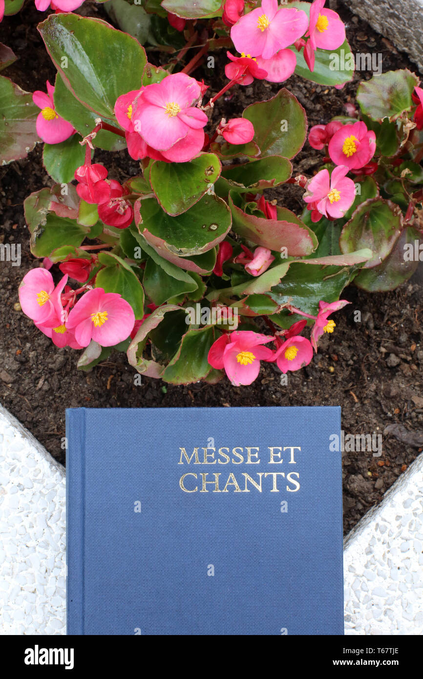 Livre de Messe et Gesänge. Stockfoto