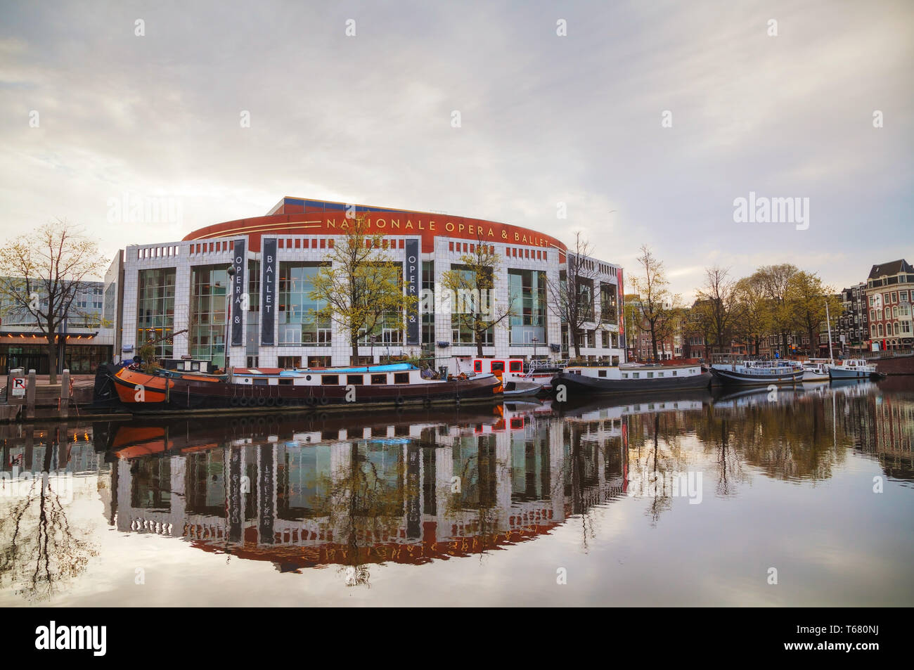 Nationale Oper und Ballett Gebäude in Amsterdam Stockfoto
